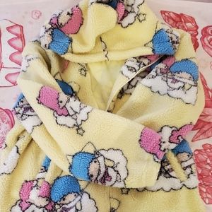 Dumbgood sanrio little twin stars fuzzy jacket size XL
